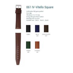 CINTURINO VITELLO SQUARE COGNAC