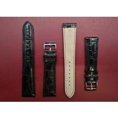 CINTURINO SEMI BOMBATO STAMPATO COCCO CALF NERO