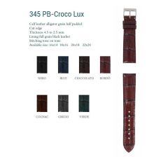 CINTURINO CROCO LUX STAMPA ALLIGATORE BORDO'