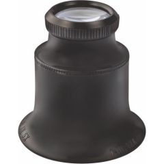 MONOCOLI DI CONTROLLO  AMPIO CAMPO VISIVO IN PLASTICA NERA