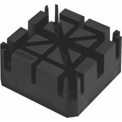 PORTABRACCIALI UNIVERSALE IN PLASTICA NERA