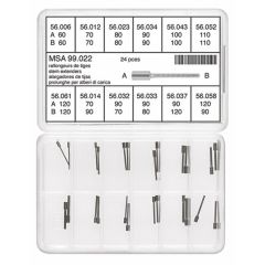 ASSORTIMENTO DI PROLUNGHE PER ALBERI DI CARICA, 24 PEZZI