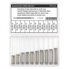 ASSORTIMENTO ANSE DOPPIA SICUREZZA DIAMETRO 1.80 PEZZI 100