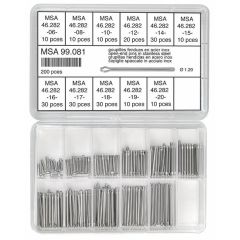 ASSORTIMENTO COPIGLIE SPACCATE IN ACCIAIO INOX D.1.2mm 200pz