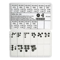 ASSORTIMENTO CORONE ACCIAIO SEMPLICI CANOTTO CORTO PZ.50