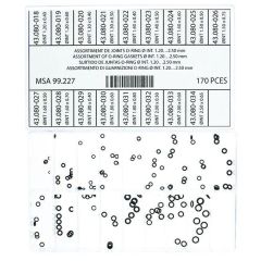 ASSORTIMENTO GUARNIZIONI INT.1.20 A 2.5 PEZZI 170