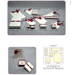 ASTUCCIO MATERA PER ORECCHINI PENDENTI COLLANA 97X97X39H mm