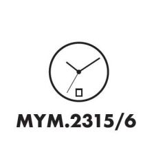 MOVIMENTO MIYOTA 2315, 11 1/2''', ALT. 4.15, D6, 3 LANCETTE