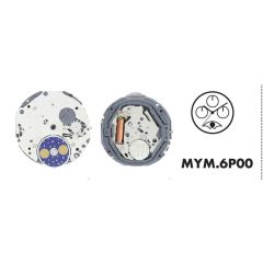 MOVIMENTO MIYOTA 6P00, 10 1/2''', ALT. 3.45, 6 LANCETTE