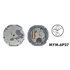MOVIMENTO MIYOTA 6P27, 10 1/2''',ALT 3.45, 6 LANCETTE