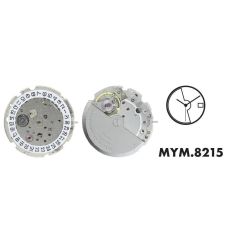 MOVIMENTO MIYOTA 8215, 11 1/2''', 21 RUBINI, DATA ALLE 3H