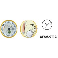 MOVIMENTO MIYOTA 9T13, 6x8''', ALT. 2.33, D3, 3 LANCETTE