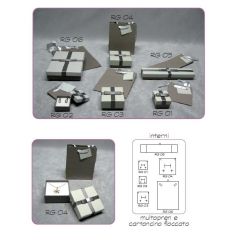 ASTUCCIO RAGUSA ORECCHNI COLLANA 72x72x38h mm +SHOPPER