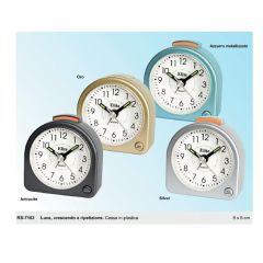 SVEGLIA AL QUARZO RS-7103 CON LUCE, CRESCENDO E RIPETIZIONE