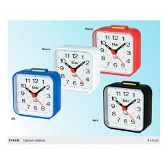 SVEGLIA AL QUARZO ST-6100 6X6CM CASSA IN PLASTICA